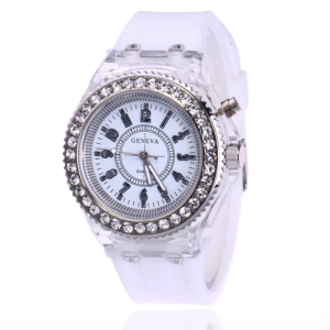Reloj informal de silicona ligero Para Mujer