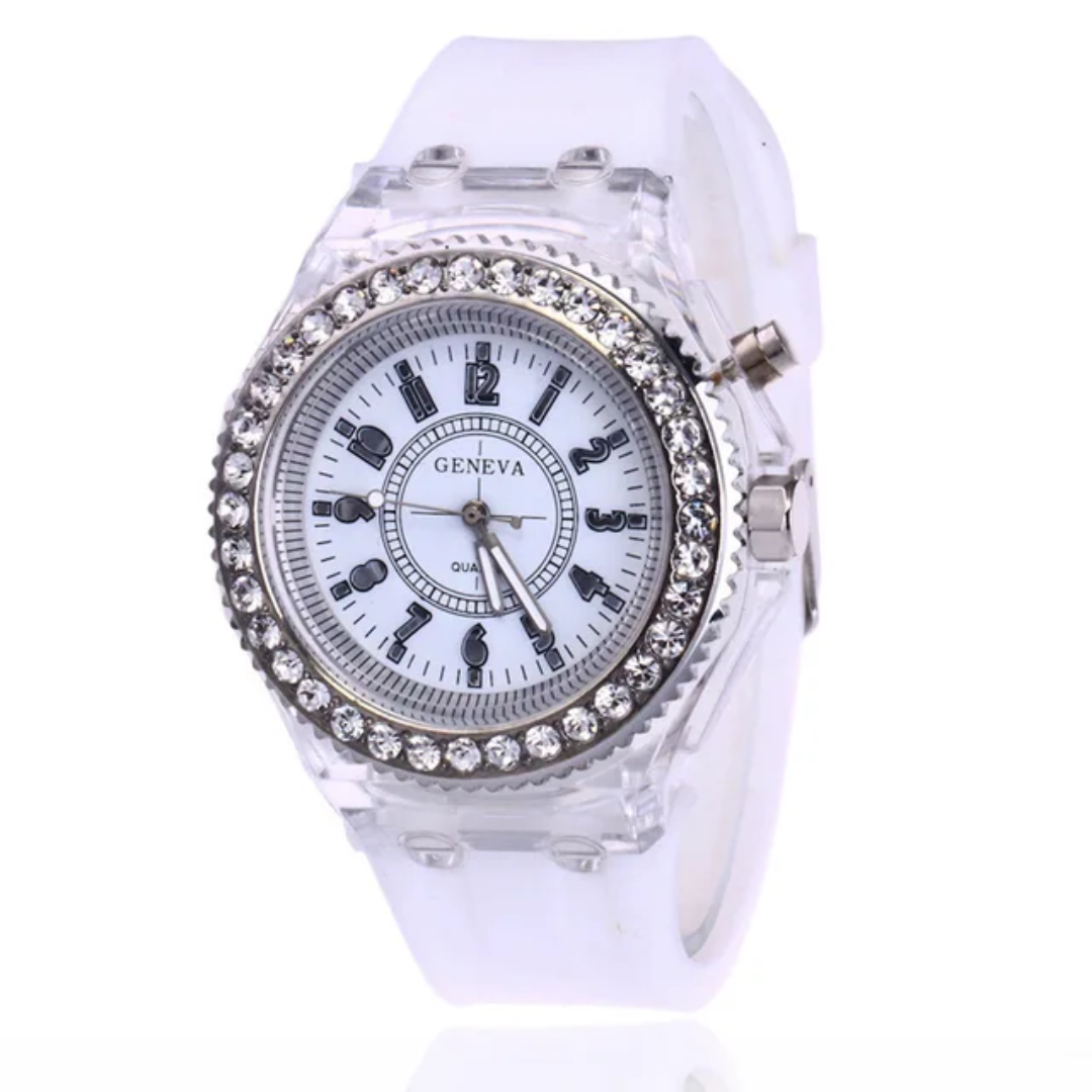 Reloj informal de silicona ligero Para Mujer