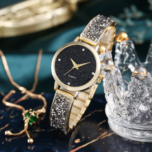 Reloj de pulsera de circon brillante  para mujer - Image 4