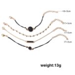 Set de  reloj  + 4 pulseras de quarzopara damas - Image 3