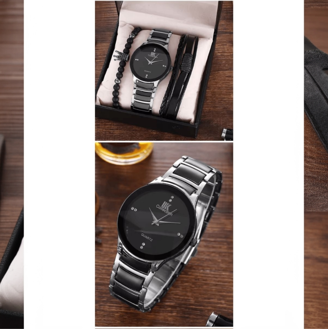 Set de reloj deportivo con pulseras para hombres - Imagen 3