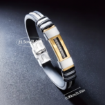 Set de reloj para hombres ,pulsera de acero inoxidable - Image 4