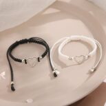 Pulsera Trenzada Corazón Hueco – Kit Joyería Ajustable Unisex - Image 2