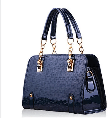 Bolso de diseñador de lujo felpa charol