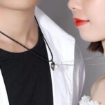 Collar Magnético de Corazón para Parejas – Joyería Unisex Regalo Amor - Image 4