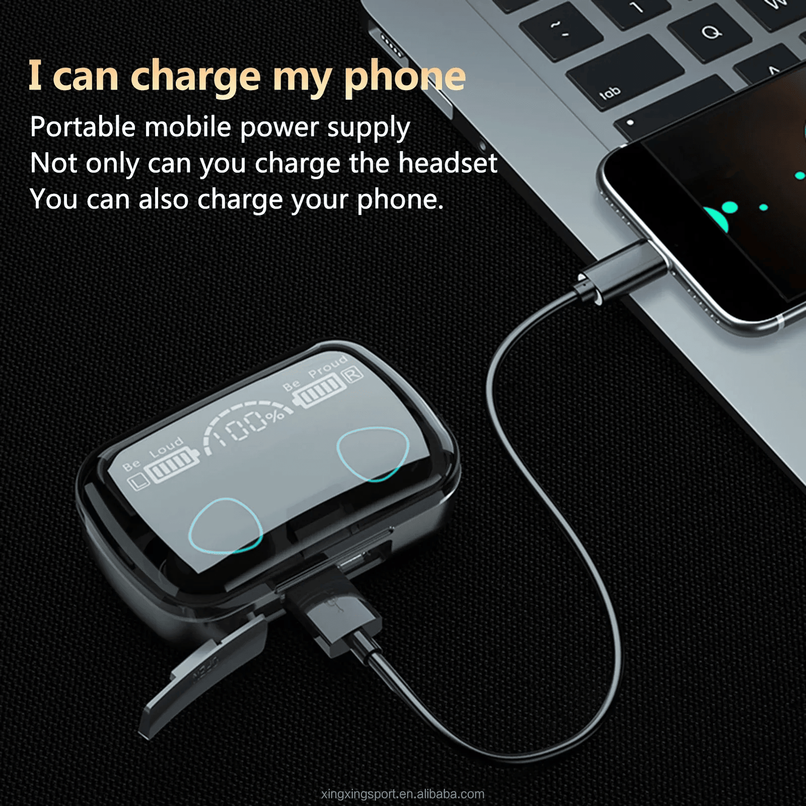 TWS Auricular Control táctil Estéreo Deporte, profesional - Imagen 2