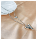 Collar Kisswife de Corazón en Acero Inoxidable – Joyería Amor Largo - Image 3