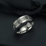 Anillo de acero inoxidable Anillo luminoso para hombre - Image 4