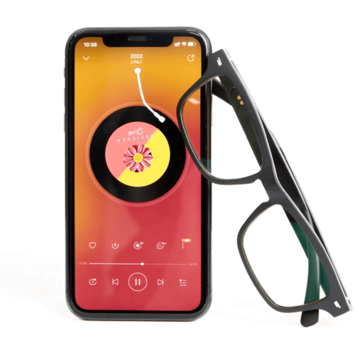 Gafas inteligentes  inalámbricas Lente UV anti-azul Reproductor de música Bluetooth