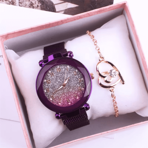 Conjunto de relojes de lujo para mujer