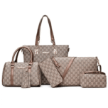 Conjunto de bolsos de mano para mujer, diseño de lujo