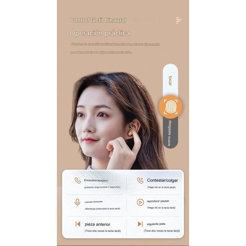 Auriculares únicos para juegos M35 impermeables IPX6 resistentes al sudor auriculares inalámbricos - Imagen 5