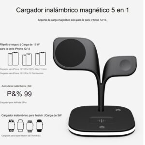 Cargador inalámbrico 5 en 1 - Image 3