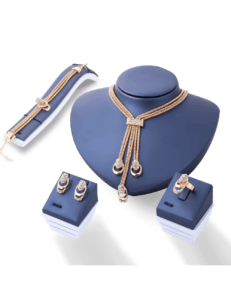 Conjunto de joyas de lujo para mujeres