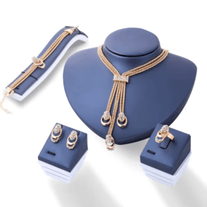 Conjunto de joyas de lujo para mujeres