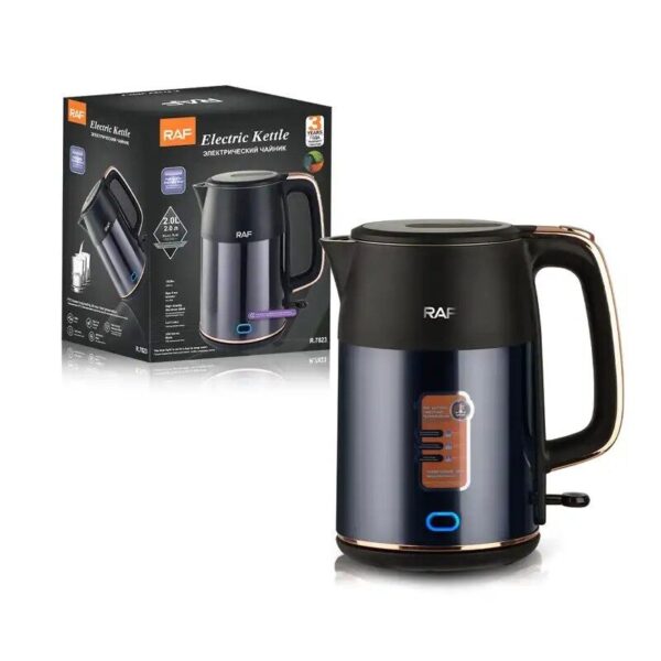 Hervidor Eléctrico Acero Inoxidable 2L — interior 304 doble pared con apagado automático Ecuador MYSTOREC