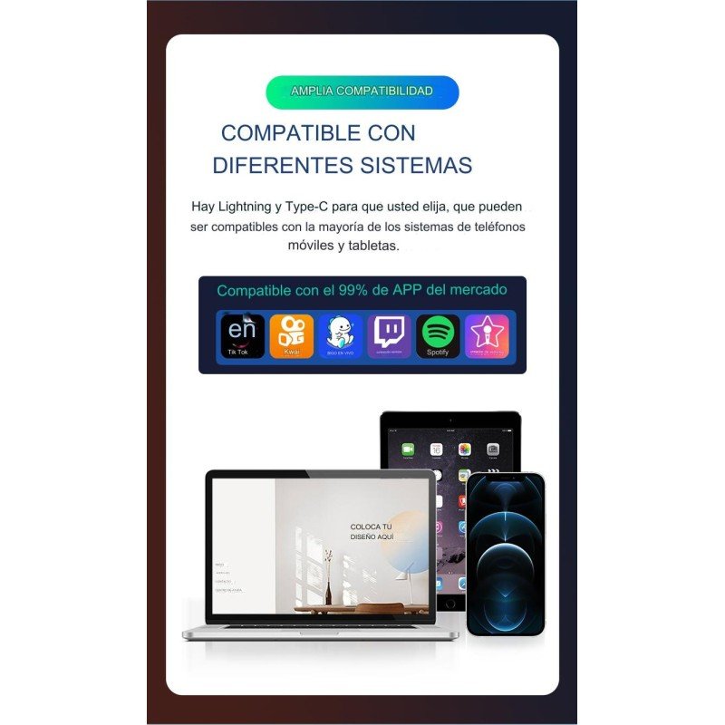 Micrófono Mini inalámbrico portátil - Imagen 3