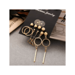 pendientes de oro chapados en oro para mujer