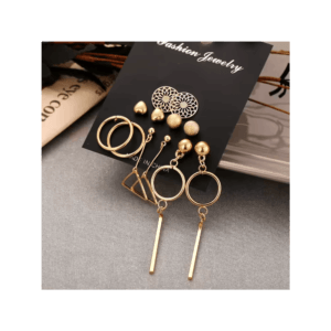 pendientes de oro chapados en oro para mujer