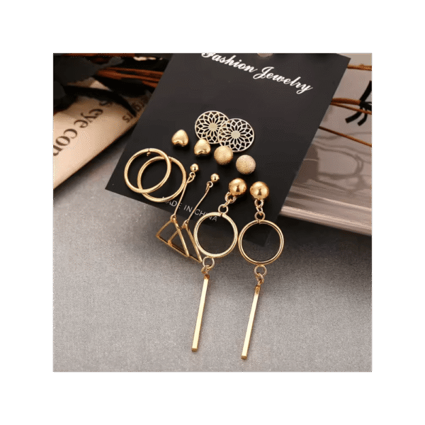 pendientes de oro chapados en oro para mujer