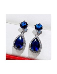 Pendientes Piedra Gota de Agua - Image 2