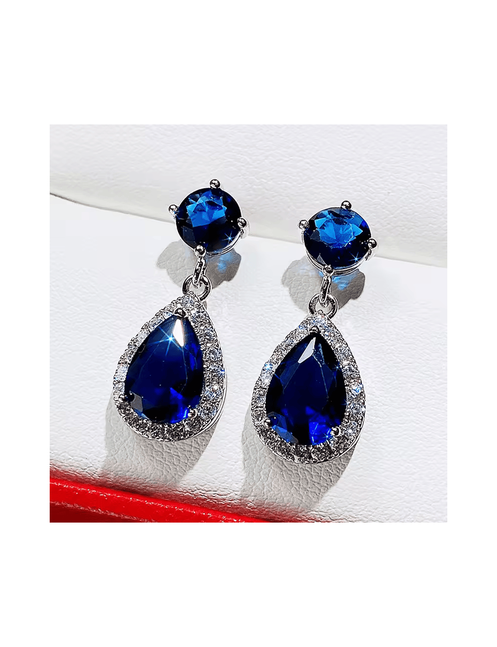 Pendientes Piedra Gota de Agua - Imagen 2