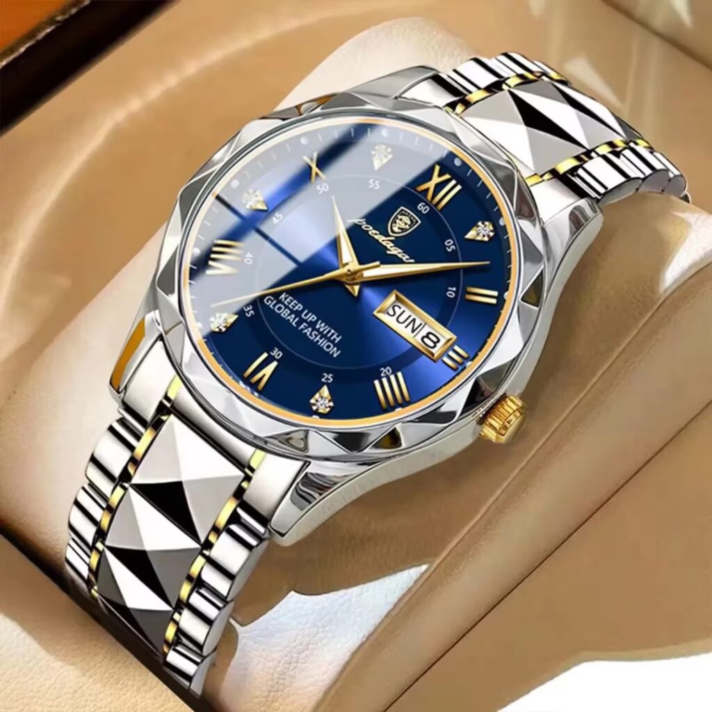MYSTOREC tienda online 50 Reloj analógico lujo hombre acero inoxidable POEDAGAR 615 minimalista Ecuador