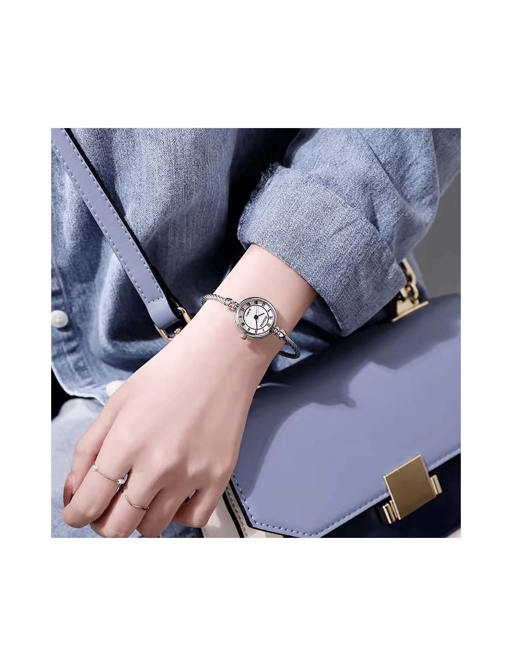 Pulsera reloj de Quarzo acero inoxidable - Imagen 3