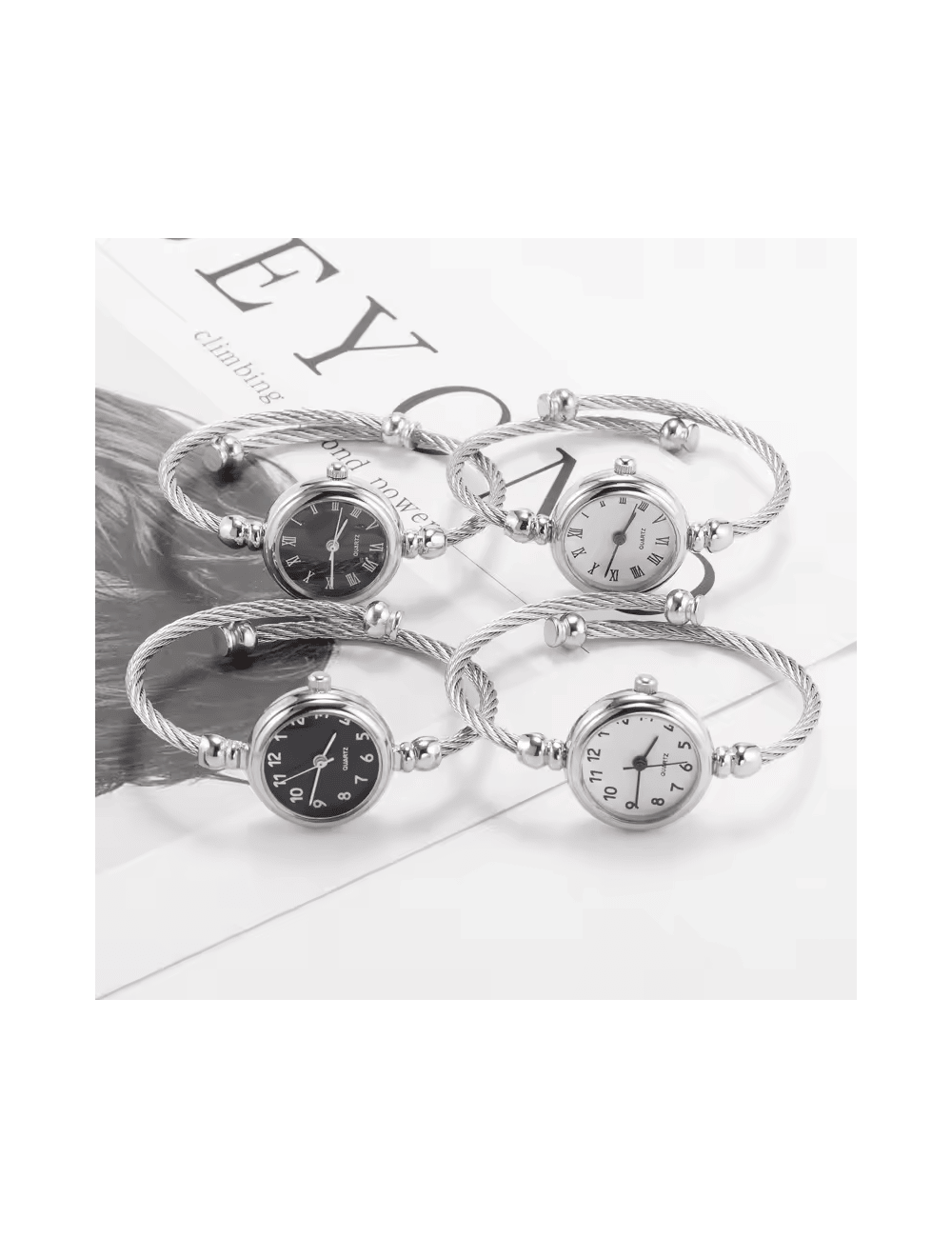 Pulsera reloj de Quarzo acero inoxidable - Imagen 4