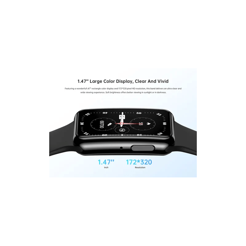 Pulsera inteligente de reloj inteligente C6 Plus de 1,47 pulgadas - Imagen 2