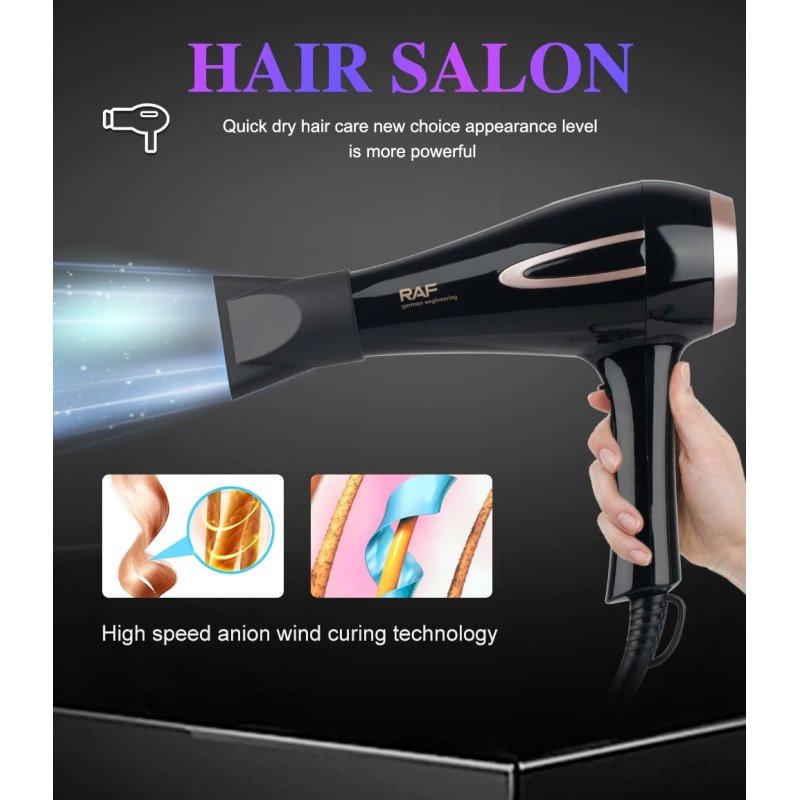 Secador de cabello iónico con 3 configuraciones - Imagen 4