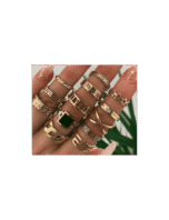 Set de anillos vintage de joyería