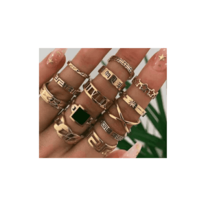 Set de anillos vintage de joyería