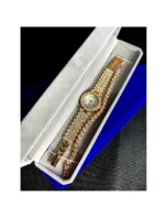 Set reloj romano de cristal  conjunto diamante  + pulsera para mujeres - Image 4