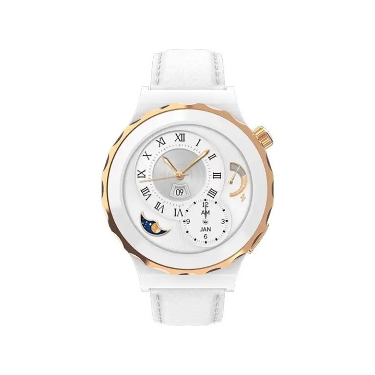 smartwatch HW3 mini mujer Ecuador — pantalla 1.3 táctil correa silicona compacto monitoreo salud MYSTOREC