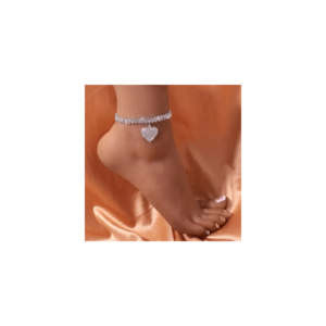 Tobillera con cadena de diamantes de imitación para mujer