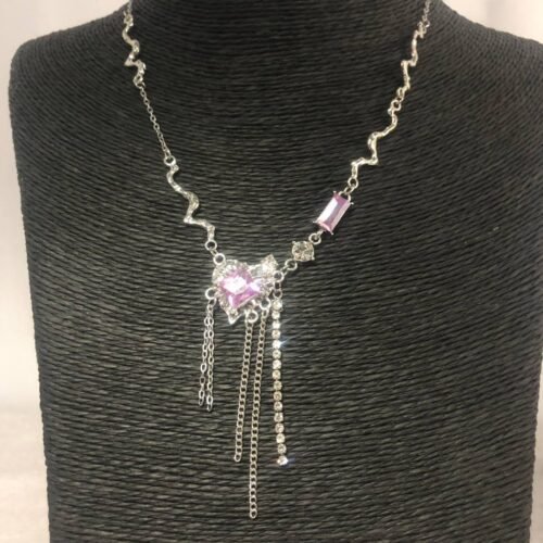 Collar de lujo para mujeres ,plateado