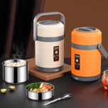 Fiambrera Eléctrica Calentadora Ecuador — lonchera con calefacción 1.8L 40W 110V/12V MYSTORE