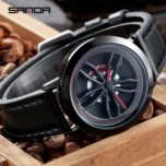 Reloj SANDA giratorio 3D con volante  para Hombres - Image 2