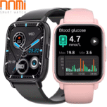 smartwatch DM60 mujer Ecuador — pantalla 1.83 full touch correa silicona rosa monitoreo salud MYSTOREC