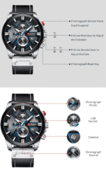 Reloj Deportivo CURREN Cronógrafo para Hombres - Image 3