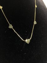 Collar de disco de corazón de oro bohemio - Image 3