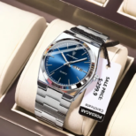 Reloj Poedagar 930 para hombre — calendario luminiscente acero inoxidable Ecuador