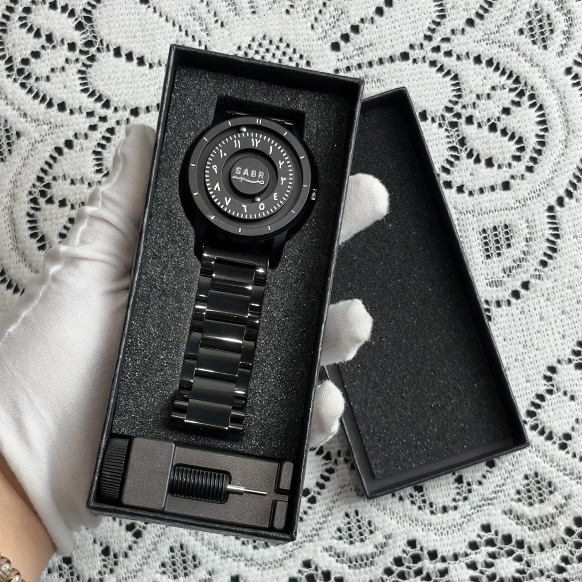 Reloj SABR 1182 Negro de Lujo para Hombre - Image 4