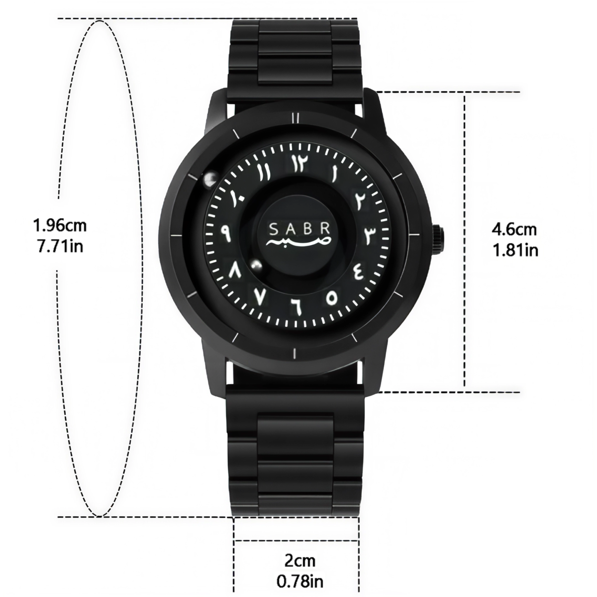 Reloj SABR 1182 Negro de Lujo para Hombre - Image 5