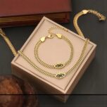 Combo Chic & Trend – Bolso con Cadena + Cadena Plana de Moda - Image 2