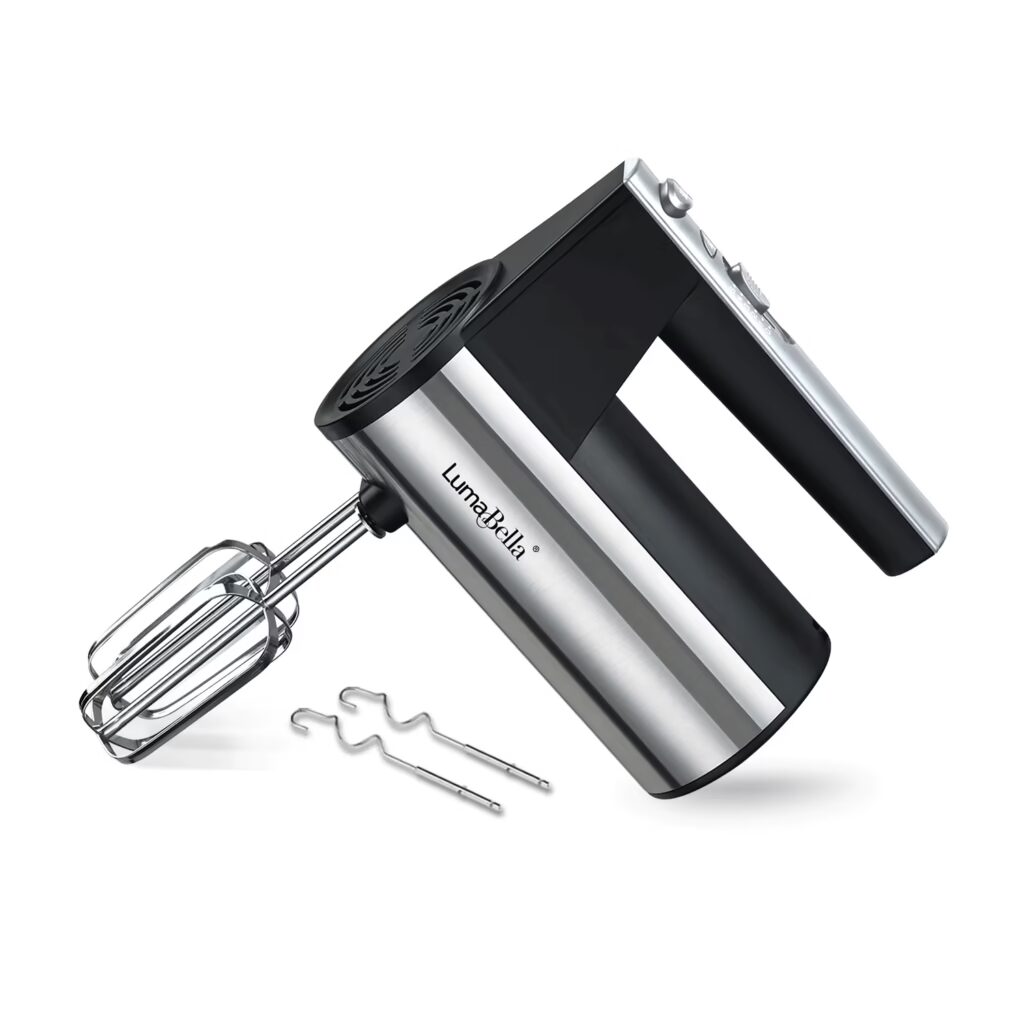 MYSTOREC tienda online 29 mini batidora electrica Lumabella Ecuador — batidora compacta 250W 5 velocidades tazón acero inoxidable MYSTOREC