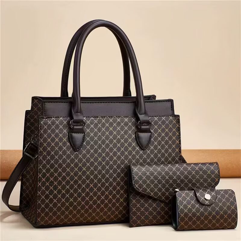 Bolso Monograma Geométrico Mujer Ecuador — bolso tote rectangular impreso con diseño de cruces 28cm MYSTOREC