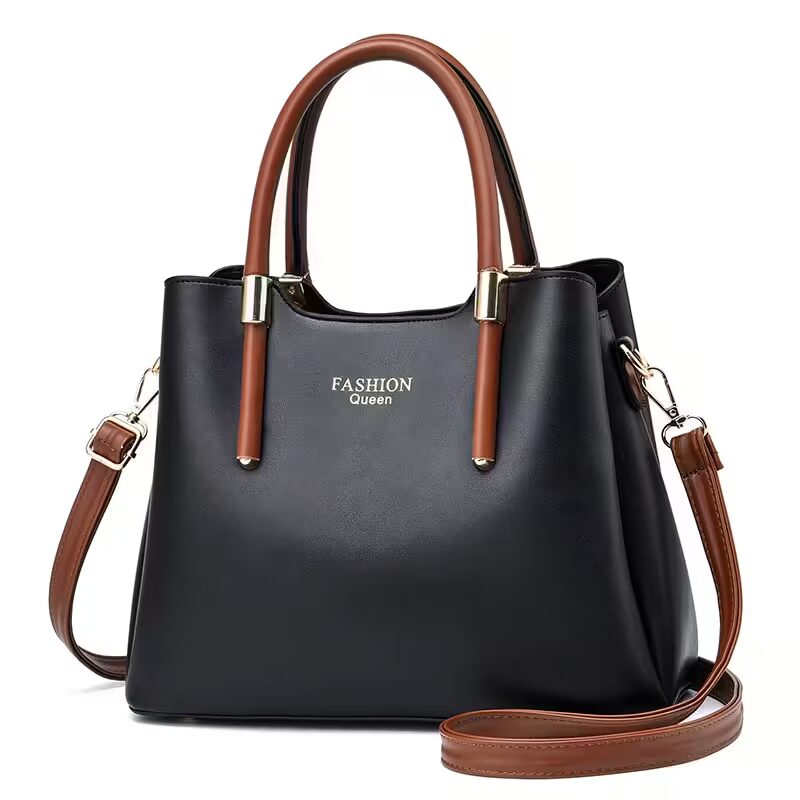 Cartera PU Casual Mujer Ecuador — bolso de mano liso PU 29cm MYSTOREC