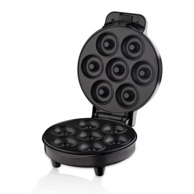 Máquina para hacer donas RAF 1000W 7 mini donas antiadherente doble calentamiento Ecuado